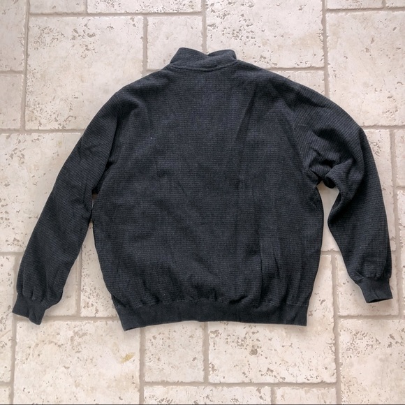 NWT CARNOUSTIE Men’s Gray Mock Neck Quarter Zip Jacket SIZE XL - Picture 3 of 5